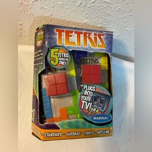 Vintage Radica 5 TETRIS Games in One Plug n' Play 2 Player Controllers NIB